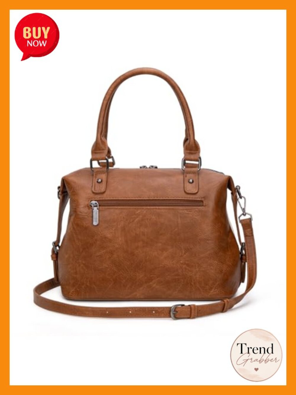 Western Doctor Bag Barrel Satchel with Detachable Strap Shoulder Purse - Picture 5 of 6